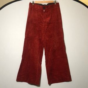 Zara Woman high waist wide leg corduroy | medium